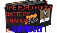Unusually Difficult - How to Change the Start/Stop Battery on a Ford Focus 1.5TDCI (2014 - 2018)