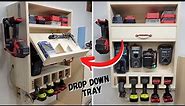 Drill Storage and Charging Station