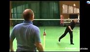 Dmitri Medvedev takes on Vladimir Putin at badminton