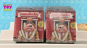 Garbage Pail Kids GPK Late To School Sticker Card Packs Unboxing Review | PSToyReviews