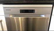 Samsung DW60M5050FS freestanding stainless steel dishwasher. A look around the unit & pros and cons.