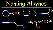 Naming Alkynes - IUPAC Nomenclature & Common Names