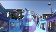 Hersheypark's new Breakers Edge water coaster ride POV family travel