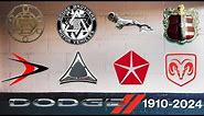 Dodge Brand Logo History Evolution (1910-2022)