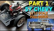 57 Chevy 1/12 Scale Model Kit Build - Part 1