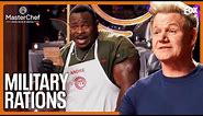 How To Create An Elevated Military Ration Dish (ft. Chef Andre Rush) | MasterChef