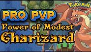 Power of Modest Charizard! PRO PVP Feat. Flexforlife | Pokemon Revolution Online