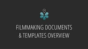 FREE Film Production Forms and Templates