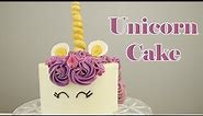 How to make a UNICORN CAKE with one icing tip - so easy | Sweetwater Cakes