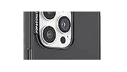 PopSockets iPhone 14 Pro Max Case with Phone Grip and Slide Compatible with MagSafe, Wireless Charging Compatible - Black Translucent