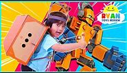 Nintendo Labo Build and Control Your Own Giant Robot with Cardboard!!!