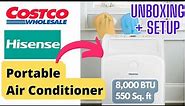 Costco Hisense Portable Air Conditioner: Unboxing + Install + Setup with Phone & Google Home