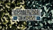 HOW TO CREATE CAMOUFLAGE TEXTURE IN PHOTOSHOP | PHOTOSHOP TUTORIAL