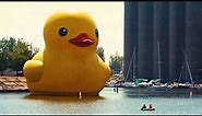 The World's BIGGEST Rubber Duck Invades Lake Erie!