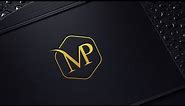 M P Logo Professional Logo Design 🔥ADOBE ILLUSTRATOR TUTORIAL