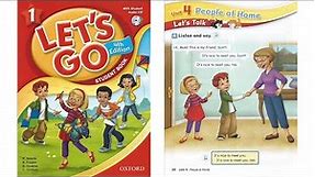 Let's Go 1 Student Book Unit 4 : People at home