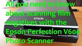 Epson Perfection V600 Photo Film Negative Scanner