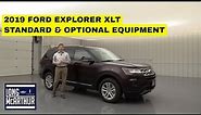 2019 FORD EXPLORER XLT COMPLETE GUIDE STANDARD AND OPTIONAL EQUIPMENT