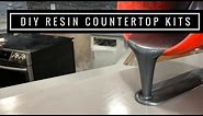 Countertop Resurfacing Kits with Metallic Epoxy in Silver, Pearl White and Black