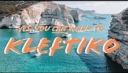 HIKE TO KLEFTIKO BAY | MILOS, GREECE
