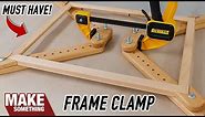 How to make a picture frame clamping jig.
