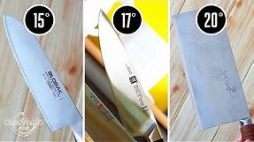 Best sharpening angle for kitchen knives