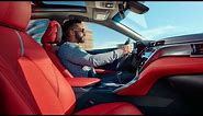 Red Interior 2018 Toyota Camry XSE V6
