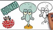 How to draw Squidward from SpongeBob SquarePants in 4 minutes