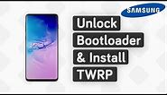 [Samsung] Unlock Bootloader, Install TWRP (Universal Guide)