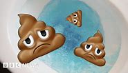 Sad poop emoji gets flushed after row