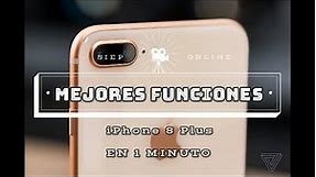 5 mejores funciones del iPhone 8 plus EN UN MINUTO plus |SIEPONLINE|