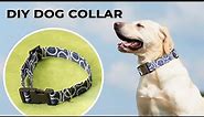 DIY Dog collar - How to Sew a Dog Collar in Just 10 minutes