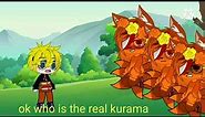 who's the real one meme }ft. naruto and kurama