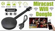 Connect Mobile Screen To TV with Miracast WiFi Dongle I Wireless Display I WiFi Display Receiver