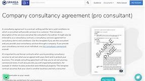 Consultancy agreement template