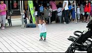 Korean baby dancing to "Oppa Gangnam Style"