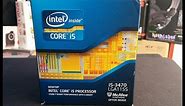 Intel Core i5 3470 unboxing