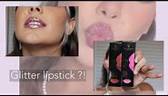 Waterproof Glitter Lipstick ?! Does it work ? Stay Golden Glitter Lip Kit REVIEW