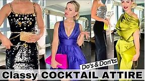 HOW to DRESS CLASSY for a COCKTAIL PARTY | What EVERY Classy Lady Knows