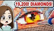 Noob spends 3 MONTHS on a Diamond Painting! 😭