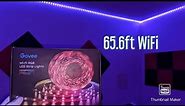 Govee 65.6ft WiFi RGB strips unboxing and setup