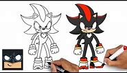 How To Draw Shadow the Hedgehog | YouTube Studio Art Tutorial