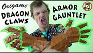 Origami Gauntlet Part 1: Dragon Claws