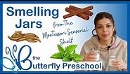 Smelling Jars | Montessori Sensorial Shelf Activity | Preschool Learning