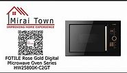 FOTILE Rose Gold Digital Microwave Oven Series HW25800K C2GT