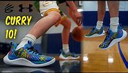 Testing Stephen Curry’s NEW Basketball Shoe! (Curry Brand Curry Flow 10 Performance Review!)