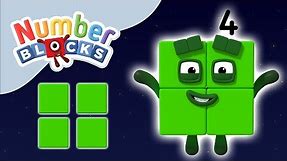 @Numberblocks- The Number Four | Learn to Count