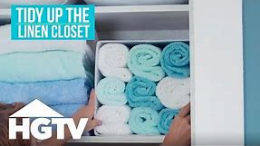 Easy Does It: How to Organize Your Linen Closet | HGTV