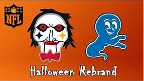 All 32 NFL Team Logos Halloween Rebrand