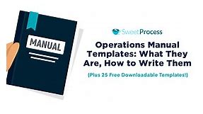 Operations Manual Templates: What They Are, How to Write Them